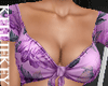 Sexy Purple flower top
