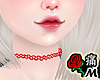 蝶 Choker Red