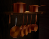 Hanging Copper Pans