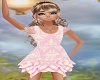 kid pink plaid dress