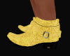 Yellow Snakeskin Boots