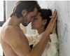 Sexy wall kissing pose