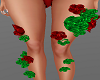 H/Naughty Elf Leg Roses