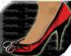 Red&Black Sneaker Heels