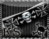 Skull Iron Cross PF Belt