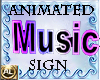 MUSIC SIGN ANIMATED NEON