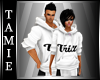 *T "Trill" white hoody