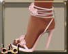 Pink Rose Strap Heels