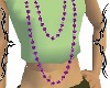 double purple beads