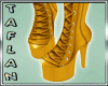 T* Gold Boots