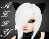 ~A~Black Kitten Ears M/F