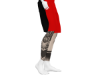 DS6 - RED BLACK SHORT J