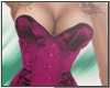 #S#Hot satin corset/pink