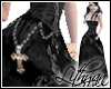 Long Gothic dress +cross