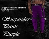 Suspender Pants Purple
