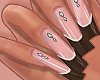 {L} Classic black nails