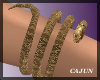 Golden Snake Armband