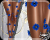! Blue Flowers LEGS S