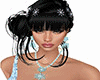 blue snowflake necklace