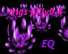 EQ purple lily DJ light