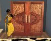 Closet carved India