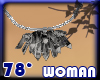 necklaces silver black