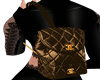 Golden backpack