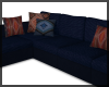 Blue Tribal Sofa