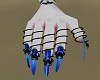 spider nails blue