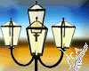 3 Light Lamp Post