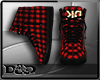 D- Red Plaid Sneakers