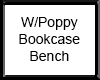 Wild Poppy Bookcase Benc