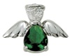 Emerald Angel Necklace