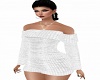 Sweater Dress-White