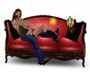 Red Rose Cuddle Couch