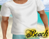 |D| Beach White T