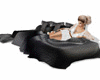Black Lather Bed w poses