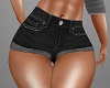 ~CR~Black Denim RL Short