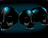 M3 Skulls Seat Blue