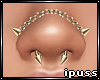 !iP Gold Nose Piercing