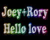 Joey + Rory Hello Love