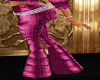 Flare Burgandy Jeans