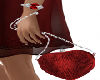 Gig-Heart Purse Red