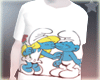 R. Smurfs T shirt Couple