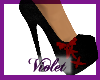 (V) bl/red corseted heel