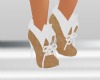 Tan White Shoes