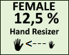 Hand Scaler 12,5% Female