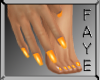 Tangerine Dainty Mani
