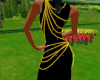 vestito giallo nero lung