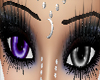 silver/purple eyes